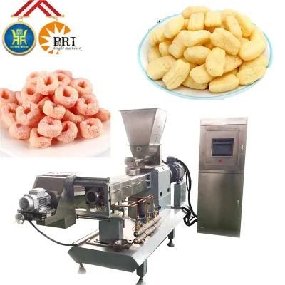 Puffed Snacks Food Extrusion Machine Puff Loops Rings Ball Corn Snacks Machine