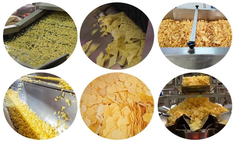 200kg/H Fried Corn Chips Making Machine Dorito Production Line Doritos Production Line