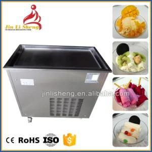 Stainless Steel Freezing Pan Ice Cream Cold Plate Machine for Ice Cream Roll Making