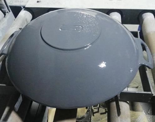 Fast Heat Casting Iron Round Grill Pan Frying Pan