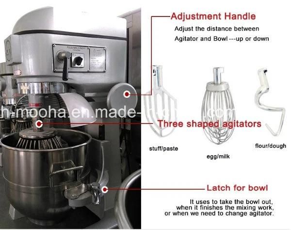 3 Speed Bakery Planetary Mixer Machine