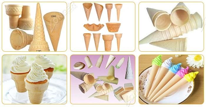 Types of Ice Cream Cone Wafer Biscuit Machine for Home