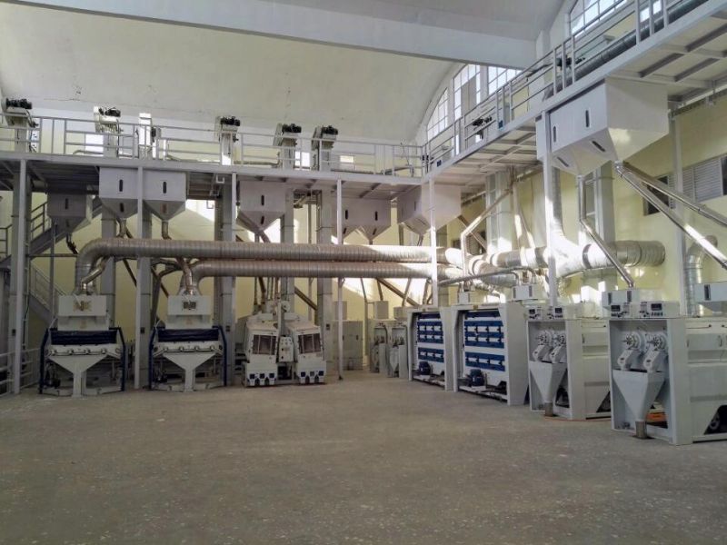 Mini Size Rice Mill Machine 1.5tph 2.5tph Rice Processing Line