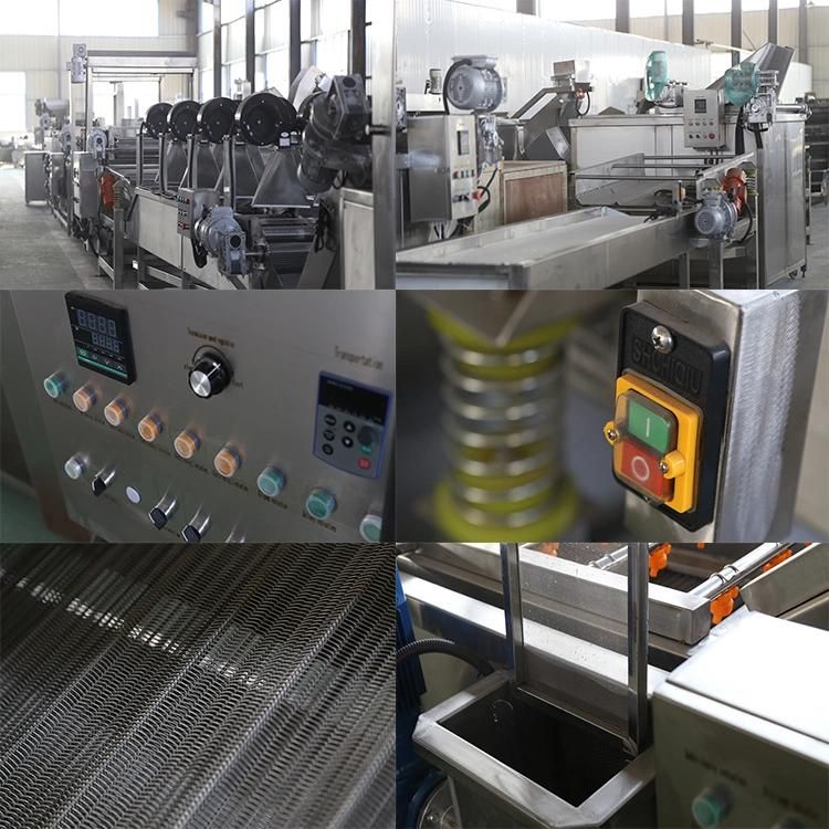 400kg/H Potato Frozen French Fries Production Line Potato Fries Machinery Potato Chips Machine Machine