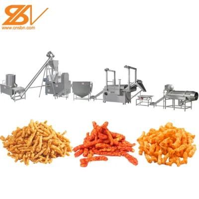 Automatic Kurkure Corn Curls Nik Naks Cheetos Puffs Snacks Extruder Plant