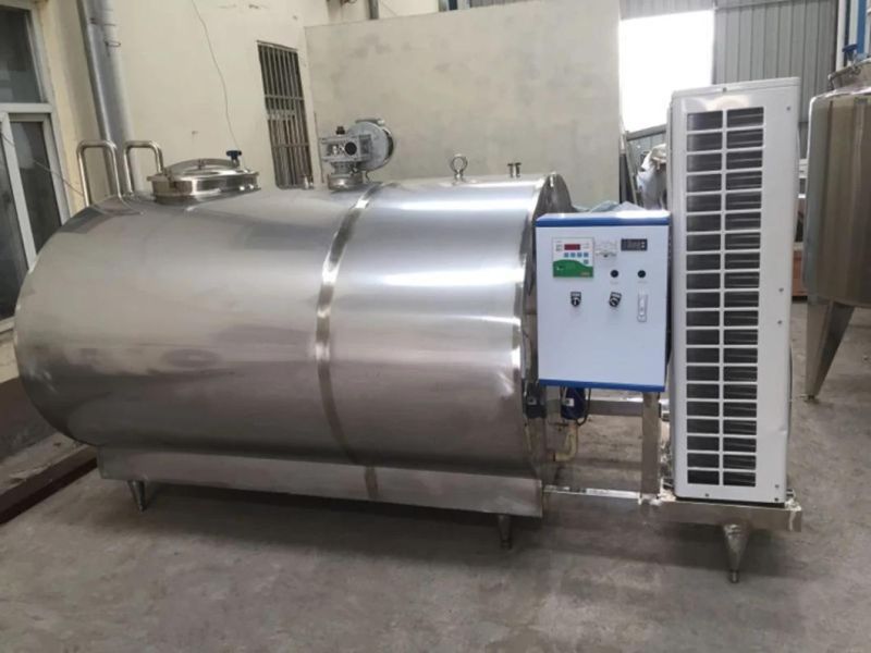 Milk Cooling Vat with USA Compressor Milk Refrigerating Tank