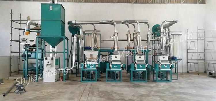 30t/24h Corn Flour Processing Plant Maize Milling Machinery Machine Price