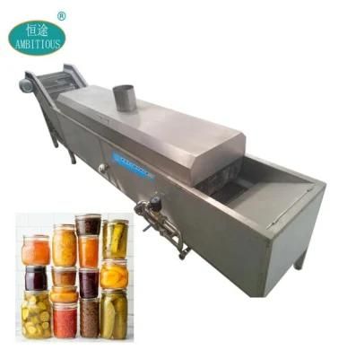 Water Bath Vacuum Packaged/Bottled/Canned Food Tunnel Pasteurization Machine