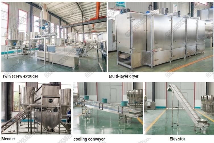 Twin Screw Automatic Modified Starch Making Machine for Saudi Arabia Market