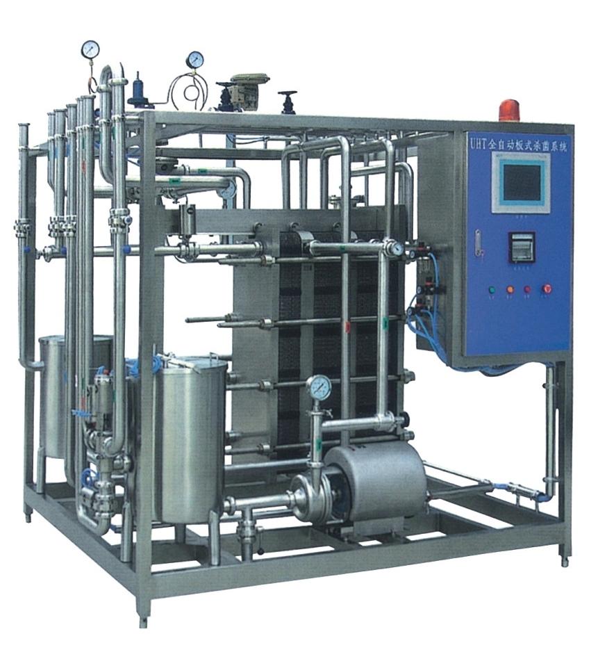 Plate Type Liquid Pasteurizer Machine Industrial Plate Uht