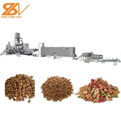 Dry Pet Cat Food Production Line Animal Pet Dog Food Pellet Making Processing Extruder ...