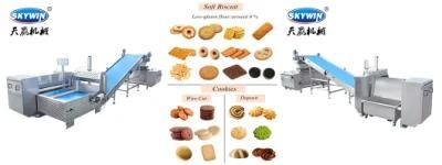 CE Automatic Soft Biscuit Cookie Production Line Bakery Machine Equipment