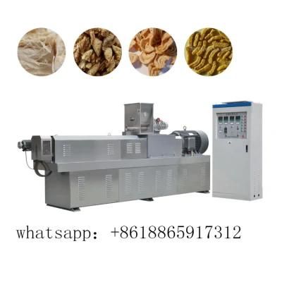 Artificial Meat Textured Fibre Soya Chunk Protein Product Production Line