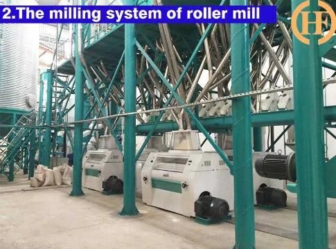 Commercial Corn Maize Flour Mill, Sifted Flour Milling Machines