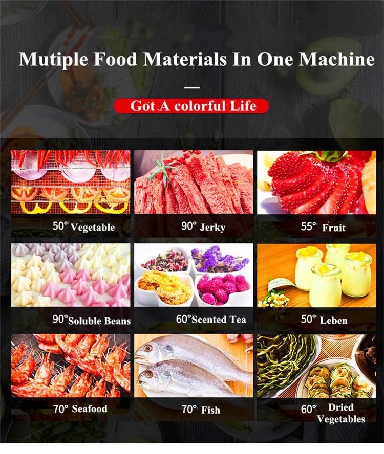 Commercial Fruit &Vegetables Dehydrator Machine Food Dehydrator