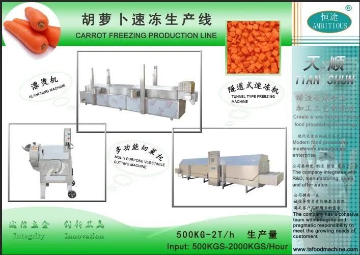 Carrot Freezing Production Line