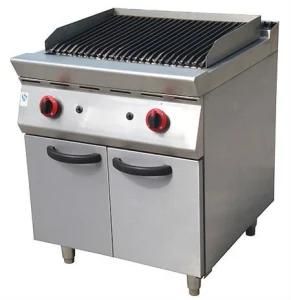 Commercial Stainless Steel Gas Griddle, Electric Steak Grill with Cabinet (Flat)