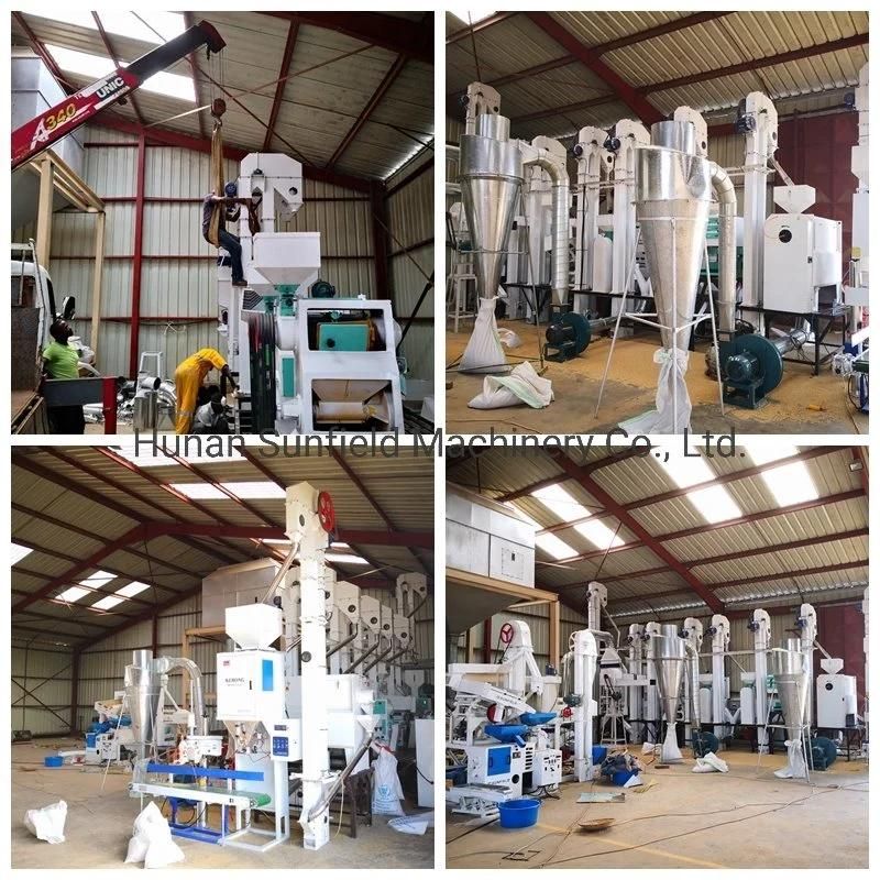 30 Tpd Combined Complete Rice Mill Sorting Destoner Sorter Processing Machine Price for Milling