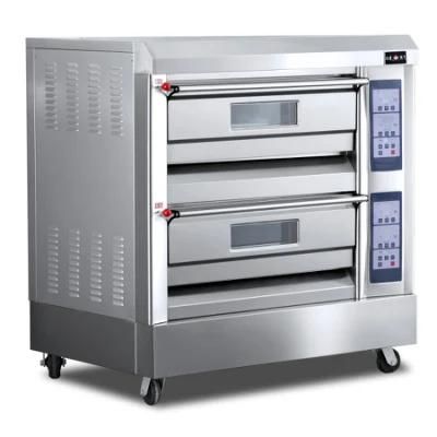 Bakery Equipment 2-Deck 2-Tray Luxury Gas Oven for Sale