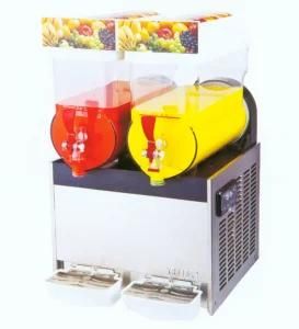 2 Tank Each 15 Liters Commercial Slushy Making Machine