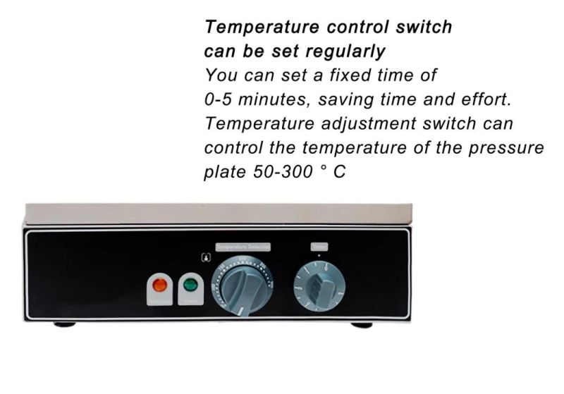 Electric Snack Food Machine Waffle Baker with Non-Stick Coating