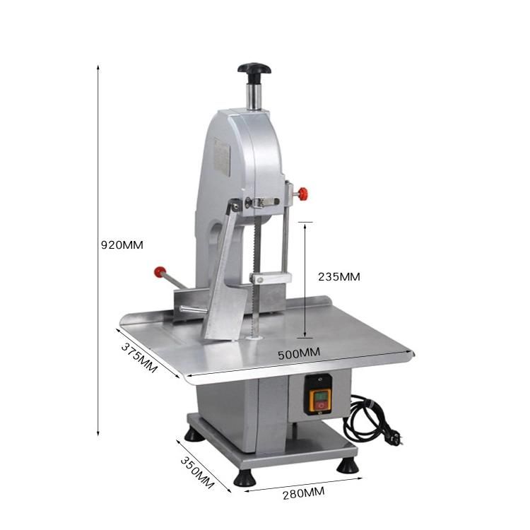 Butcher Band Saw Frozen Fish Meat Bone Cutter Saw Blade Cutter Beef Meat Cutting Machine