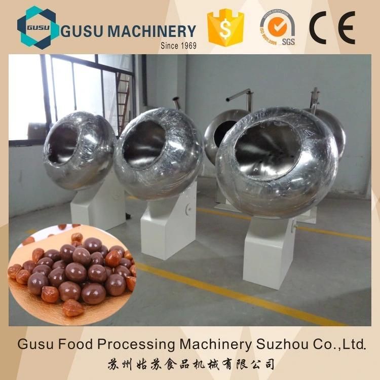 Ce Chocolate Polishing Machine, Chocolate Bean Coating Machining Pgj1250