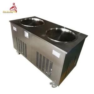 Jinlisheng Wf2170s Double Flat Pan Fried Ice Cream Machine