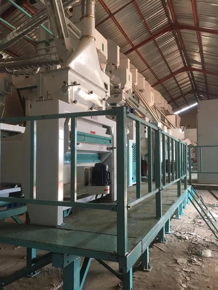 50-120 Tons Per Day Turnkey Complete Set Rice Milling Processing Machine for Rice Plant