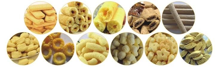 Corn Meal Balls Machine Corn Puff Extruder Corn Puffs Snack Processing Line