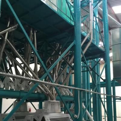 Automatic Running 150t/24h Maize Mill Milling Plant for Sale