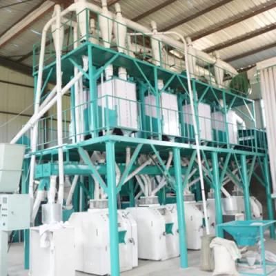 Automatic 50t/24h Wheat Flour Milling Machinery