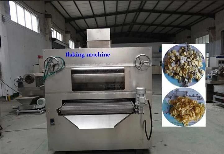 Automatic Puffing Breakfast Cereal Corn Flakes Making Extrusion Machine Price