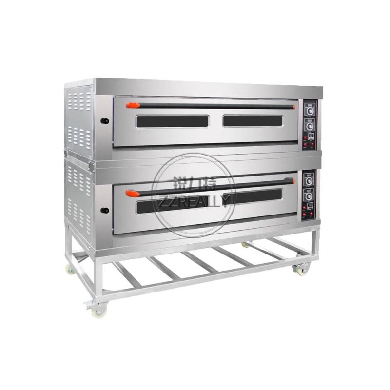 2 Layer 6 Trays High Quality Commercial Gas Baking Oven Industrial Bread Cake Pizza Oven Bakery Machines