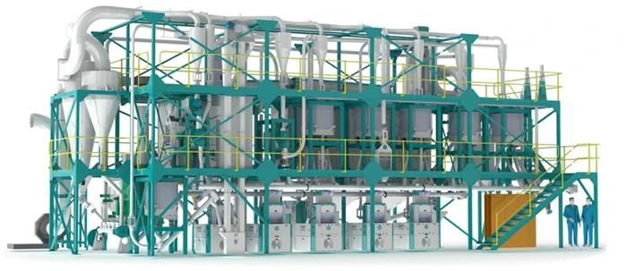 New Design Corn Flour Milling Machine/Maize Flour Milling Plant Manufacturer