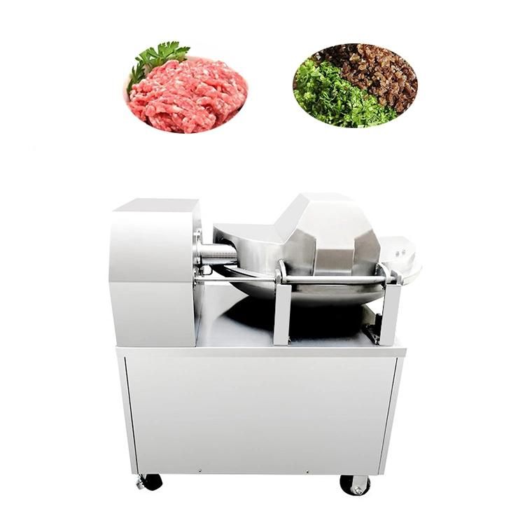 Commercial Meat Bowl Chopper Meat Chopping Mixing Machine Vegetable Blender Sausage Meat Bowl Cutter