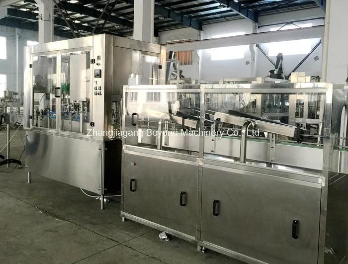 Stainless Steel 4-in-1 Automatic Pulp Juice Bottling Machine