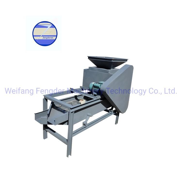 Small Walnut Almond Palm Kernel Cracking Sheller Shelling Machine From Factory