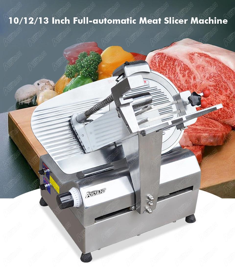 320A Heavy Duty Stainless Steel Automatic Commercial Cooks Full Automatic Meat Slicer for Sale