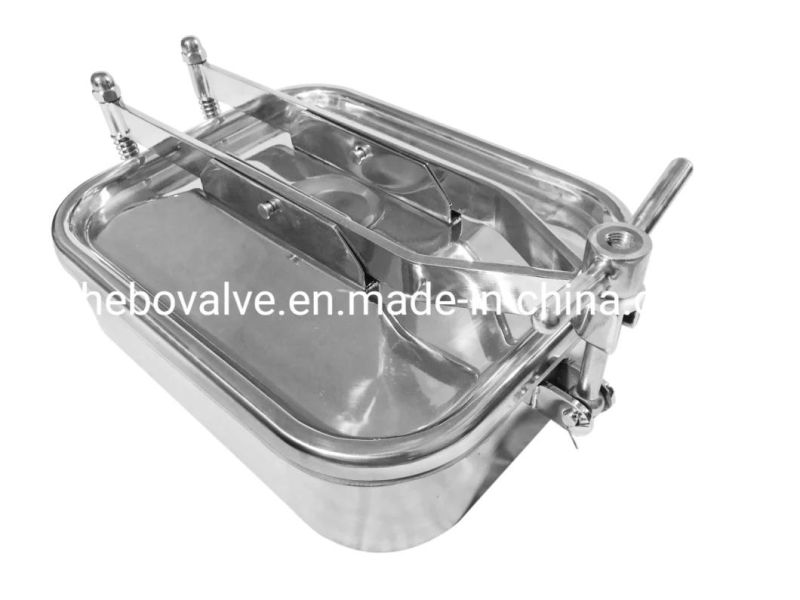 Hygienic Stainless Steel Elliptic Manway Manhole