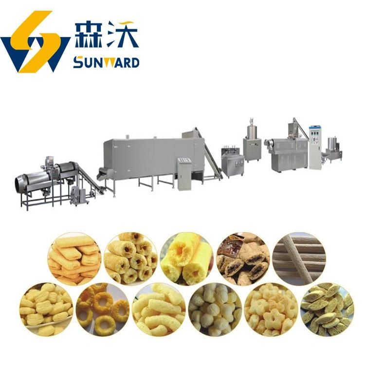 Automatic Puffed Rice / Bugles / Cookies / Fried Snack Food Machine