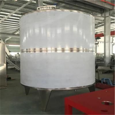 Cone &amp; Flat Dish Insulation Big Stainless Steel Tank with Agitator Price