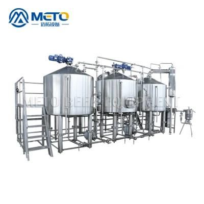 Steam Heating Stainless Steel 1000L Microbrewery Equipment for Brewing Beer