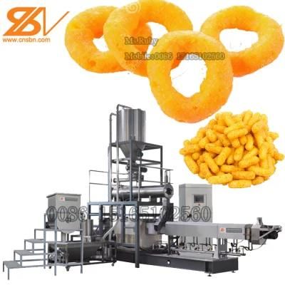 Automatic Corn Puff Snack Food Extruder Making Machine