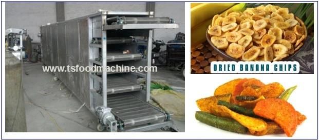 Dry Different Raw Material Fruit and Chips Dryer