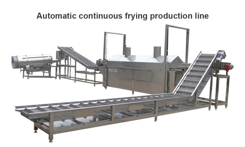 Best Price Automatic Continuous Frying Machine Industrial Potato Chips Fryer Machine for Sale