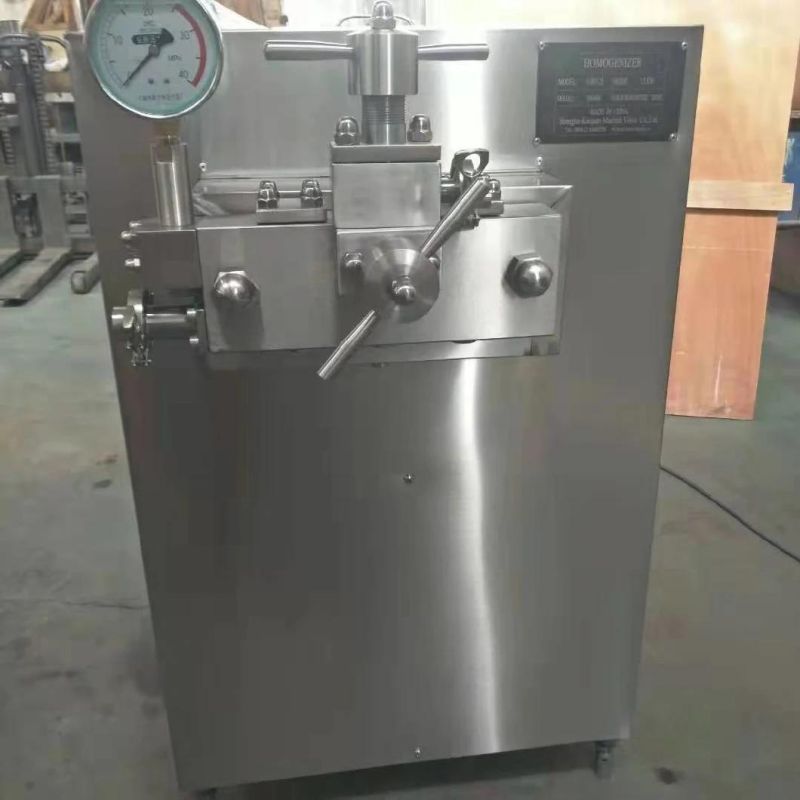 1000L 2000L Sanitary Small Scale High Pressure Homogenizer Price