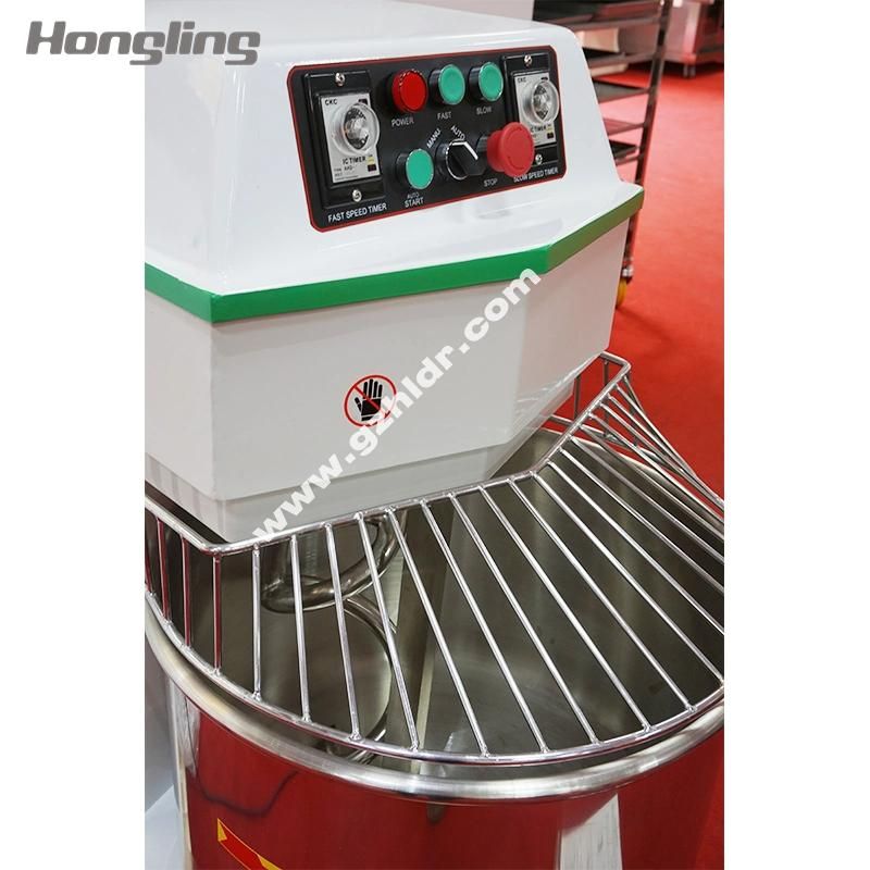 80L Industrial Spiral Dough Mxier Machine 25kg Bread Dough Mixer