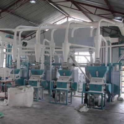 European Standard 30t/D Maize Corn Flour Mill Milling Machine