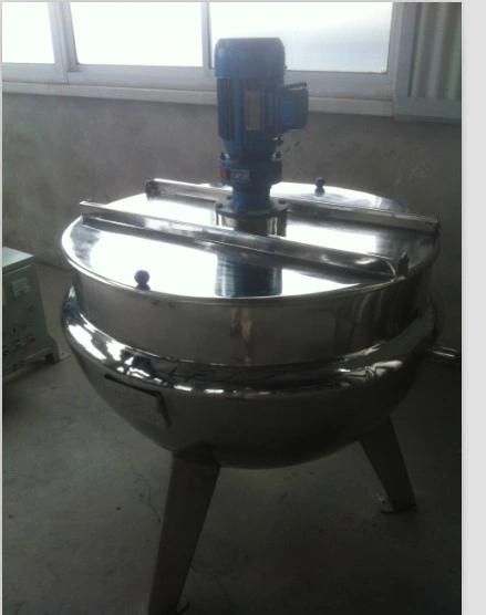 Electric Heating Industrial Cooking Jacket Kettle with Mixer